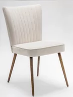Krzesła - Krzesło tapicerowane Christopher na drewnianych nogach - miniaturka - grafika 1