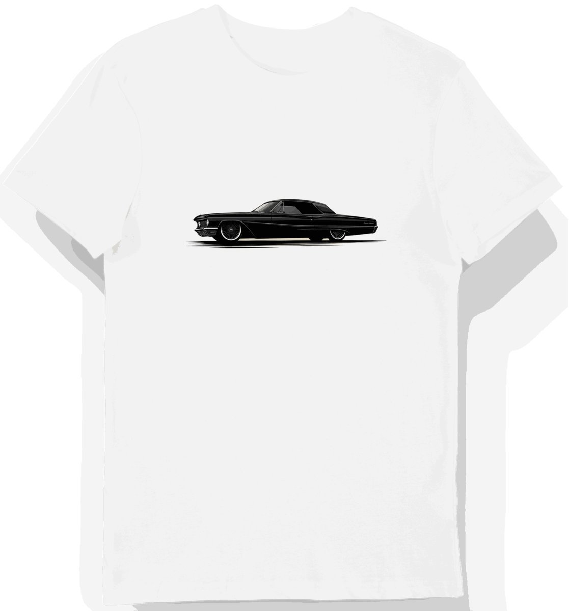 Koszulka męska biała Klasyczny Szyk Buick Riviera 1963 XXL