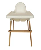 Krzesełka do karmienia - Drewniany podnóżek do krzesełka Ikea Antilop! BUK - JAKOŚĆ MEBLOWA! - miniaturka - grafika 1