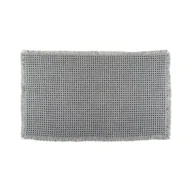 Dywaniki łazienkowe - Dywanik Waffle 50 x 80 cm jasnoszary - miniaturka - grafika 1