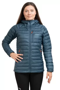 KURTKA MICROLIGHT ALPINE LONG WOMEN-ORION BLUE - Sport OUTLET - miniaturka - grafika 1