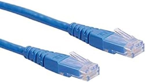 ROLINE UTP kabel LAN Cat 6 | kabel sieciowy Ethernet z wtyczką RJ45 | niebieski 3 m