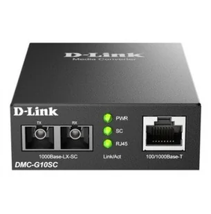 D-LINK DMC-G10SC/E Gigabit Ethernet Konverter 1000Mbit/s TP RJ-45 zu 1000Mbit/s LX SC-Duplex 10 km - Konwertery sieciowe i transceivery - miniaturka - grafika 1