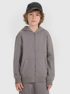 4F Bluza dresowa rozpinana z kapturem chłopięca - szara 122 (6-7 lat) - Bluzy dla chłopców 4F Bluza dresowa rozpinana z kapturem chłopięca - szara 122 (6-7 lat) - Bluzy dla chłopców - miniaturka - grafika 1