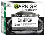 Kremy do twarzy - Garnier SkinActive AHA+BHA z węglem 3 w 1 krem do twarzy matujący do skóry skłonnej do zanieczyszczeń, 50 ml - miniaturka - grafika 1