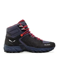 Buty trekkingowe damskie - Trekkingi Salewa Ws Alpenrose 2 Mid Gtx GORE-TEX 61374-0988 Granatowy - miniaturka - grafika 1