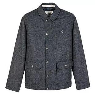 Oxbow M2JAOUL męska sukienka, szary melanż, XXL OXV916678_XANTC_Anthracite Chiné_XXL - Sukienki - miniaturka - grafika 1