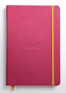 Notatnik Rhodia A5, Twarda Oprawa, Linie, Malinowy - Notesy i bloczki - miniaturka - grafika 1