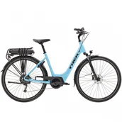 Rowery elektryczne - Trek Verve + 2 Lowstep 2023 500Wh XS Azure - miniaturka - grafika 1