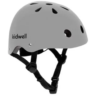 Kask dziecięcy Kidwell - Orix - rozm. M - szary MAT - Kaski rowerowe - miniaturka - grafika 1