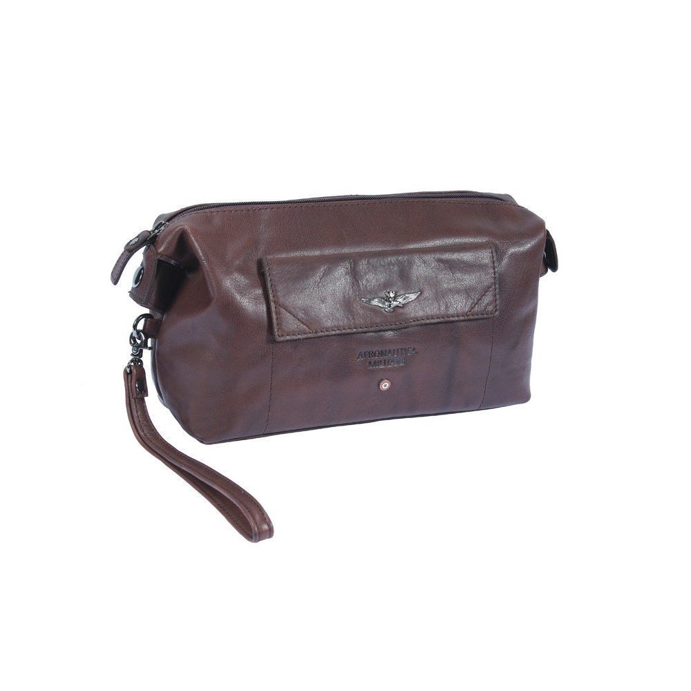 kosmetyczka Aeronautica Militare 300 VINTAGE brązowa 26x14x10