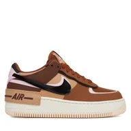 Sneakersy damskie - Sneakersy Nike Af1 Shadow DZ1847 200 Brązowy - miniaturka - grafika 1