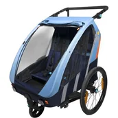 Przyczepki rowerowe - Przyczepka rowerowa BELLELLI Trailblazer BEL01BLZ001 Błękitny - miniaturka - grafika 1