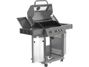 GRILL GAZOWY 3+1 STAL NIERDZEWNA 11,5KW, Z SZYBĄ - Grille gazowe - miniaturka - grafika 5