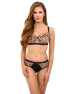 Biustonosze - Biustonosz Model 2512 (kolor beżowo-czarny, rozmiar 70M) - miniaturka - grafika 1