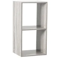 Dekoracje domu - 5five Simple Smart Półka dekoracyjna stojąca szara 2 przegrody wys 67,6 cm B07CKGZSBB - miniaturka - grafika 1