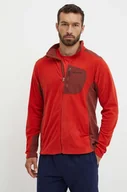 Bluzy męskie - Columbia bluza sportowa Klamath Range kolor czerwony wzorzysta - miniaturka - grafika 1