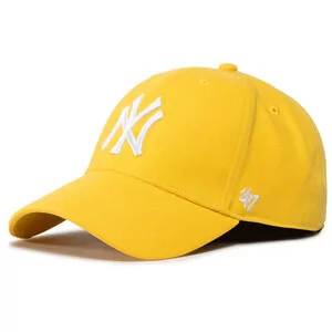 Czapki damskie - New York Czapka z daszkiem 47 BRAND - Mlb Yankees '47 Mvp Snapback B-MVPSP17WBP-YE Yellow - grafika 1