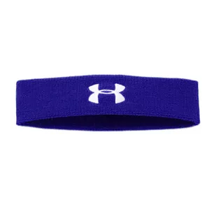 Under Armour, Opaska na głowę, Performance Headband 400, niebieska - Ściągacze i opaski sportowe - miniaturka - grafika 1