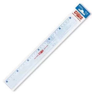 Koh-i-noor Linijka szkolna 30cm Plastik 0742310201PS02504 - Linijki, ekierki - miniaturka - grafika 1