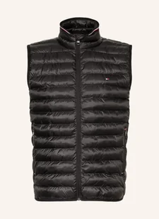 Tommy Hilfiger Kamizelka Pikowana schwarz - Moda i Uroda OUTLET - miniaturka - grafika 1