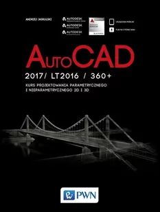 Autocad 2017/ lt2017 / 360+. kurs projektowania parametrycznego i nieparametrycznego 2d i 3d - Wysyłka od 3,99 - Aplikacje biurowe - miniaturka - grafika 1