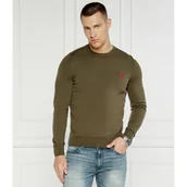 Swetry męskie - HUGO Sweter San Cassius | Regular Fit - miniaturka - grafika 1