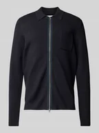 Swetry męskie - Kardigan z dwustronnym zamkiem błyskawicznym model ‘GUNA’ - miniaturka - grafika 1