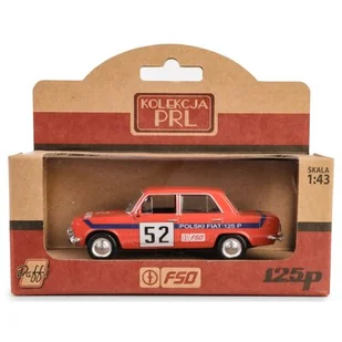 Kolekcja PRL Fiat 125p Rally czerwony - Sport i wypoczynek - miniaturka - grafika 1