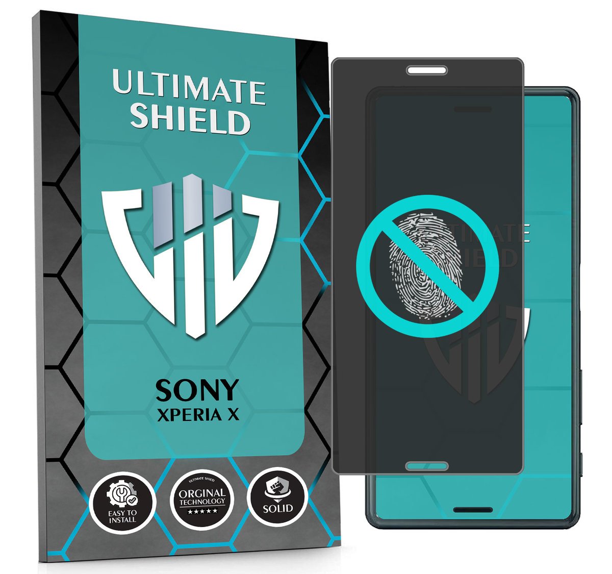 NAJLEPSZE SZKŁO 5D PEŁNE DO SONY XPERIA X SZKIEŁKO NIETŁUKĄCE ORYGINAŁ