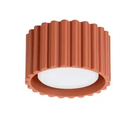 Lampy sufitowe - Sollux SL.1802 - Oprawa punktowa AURA 1xGX53/10W/230V Ø 10 cm pomarańczowa - miniaturka - grafika 1