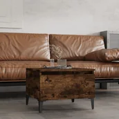 Ławy i stoliki kawowe - Lumarko Stolik boczny, przydymiony dąb, 50x46x35 cm - miniaturka - grafika 1