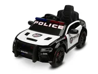 Pojazdy elektryczne dla dzieci - Toyz, Pojazd na akumulator, Dodge Charger Policja, Biały - miniaturka - grafika 1
