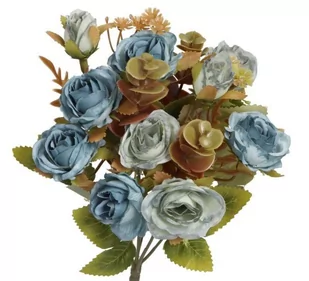 SZTUCZNE KWIATY JAK ŻYWE ROŚLINY RÓŻA RÓŻE BUKIET - Sztuczne kwiaty - miniaturka - grafika 1