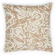 Poszewki na poduszki - Poszewka bawełnina akrylowa 50x50 2159-1 Kawa z pianką beżowa RAW - miniaturka - grafika 1