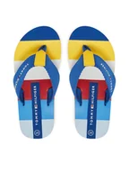 Buty dla chłopców - Tommy Hilfiger Japonki T3X8-33907-0058Y913 M Granatowy - miniaturka - grafika 1