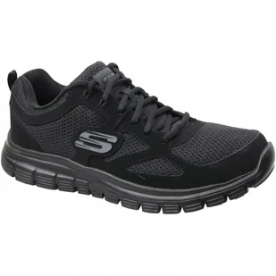 Buty Męskie Skechers 52635BBK Burns Agoura Czarne 42,5 - Buty sportowe męskie - miniaturka - grafika 1