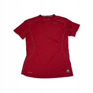 T-shirt damski koszulka czerwona NIKE M - Koszulki i topy damskie - miniaturka - grafika 1