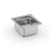 Pojemniki i kosze gastronomiczne - B2B Partner Pojemnik gastronomiczny ze stali nierdzewnej GN 2/3, 353x325x150 mm - miniaturka - grafika 1
