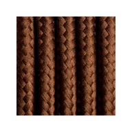 Przewody elektryczne - Brązowy kabel w oplocie poliestrowym 13 brazylijska kawa dwużyłowy 2x0.75 Kolorowe Kable - miniaturka - grafika 1