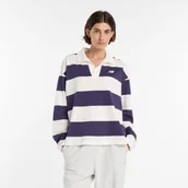 Koszulki i topy damskie - Koszulka damska New Balance WT53522BOY granatowa - miniaturka - grafika 1