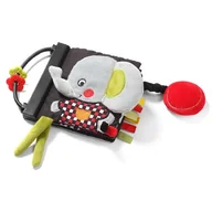 Zabawki interaktywne dla dzieci - BabyOno Książeczka Sensoryczna Kontrastowa Gryzak - miniaturka - grafika 1