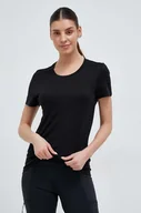Koszulki sportowe damskie - Icebreaker t-shirt sportowy Tech Lite II kolor czarny - miniaturka - grafika 1