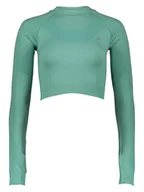 Koszulki sportowe damskie - asics Koszulka sportowa w kolorze zielonym - miniaturka - grafika 1