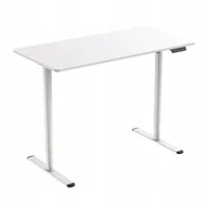 Biurka - Biurko Regulowane 120x60cm Spacetronik Elektryczna Regulacja 72-118cm Białe - miniaturka - grafika 1