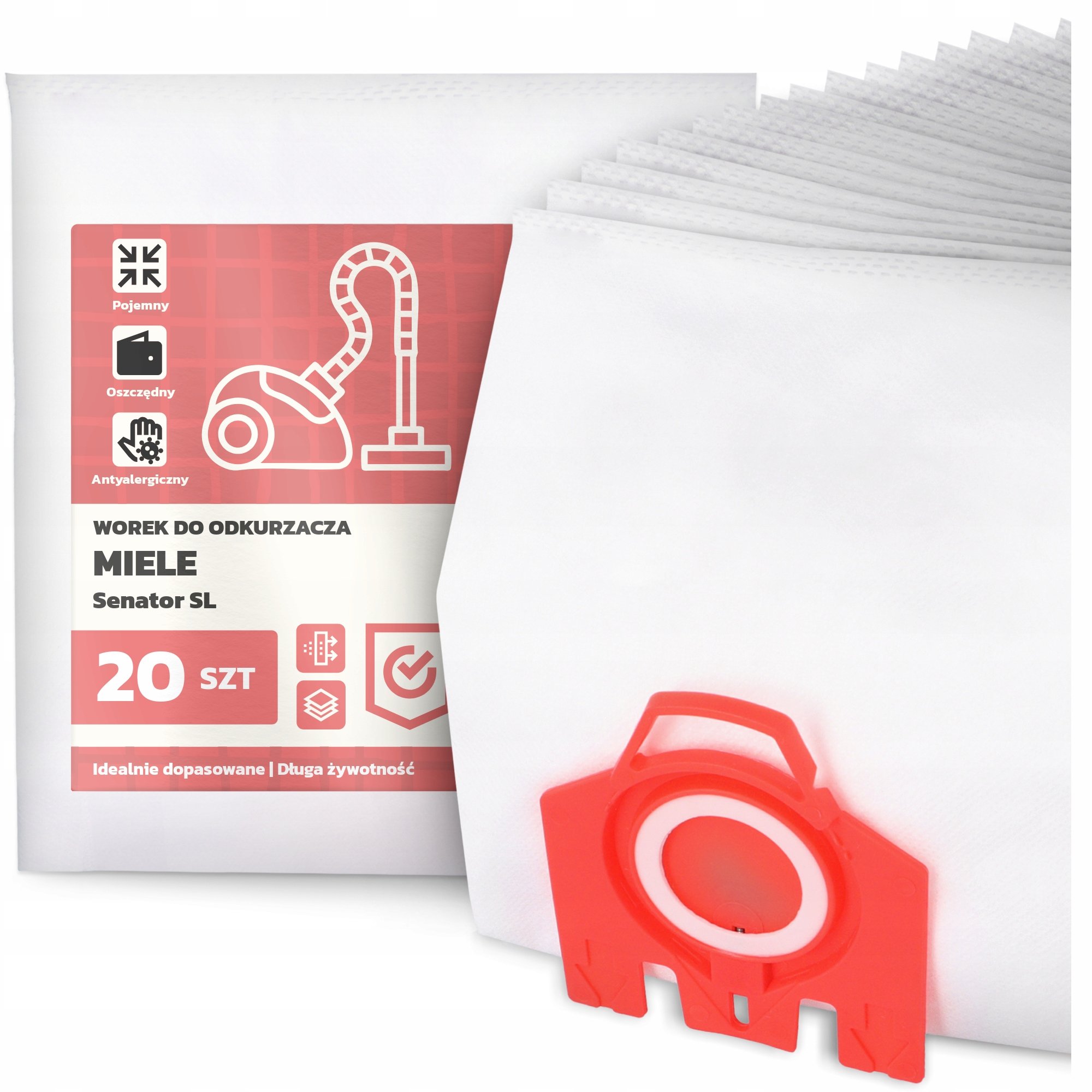 20x Worek do Odkurzacza Miele Senator Sl Syntetyczny Duży Torba Worki G9