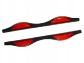 Akcesoria tuningowe - Odbojniki na drzwi, czerwone odblaski, 2 szt. - miniaturka - grafika 1