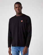 Bluzy męskie - Męski longsleeve Wrangler LS SIGN OFF TEE 3XL - miniaturka - grafika 1