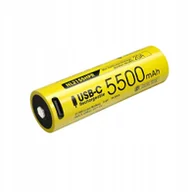 Ładowarki i akumulatory - Nitecore Akumulator 21700 5500mAh 20A USB-C - miniaturka - grafika 1