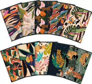 zeszyt top 2000 collage tropics a5 96 kartek, linia z marginesem - Zeszyty szkolne - miniaturka - grafika 1